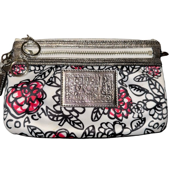 Coach Poppy Multicolor Graffiti Printed Canvas Small Clutch - Picture 2 of 9